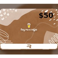 Rewarble Buy Me a Coffee USD 50 Gift Card