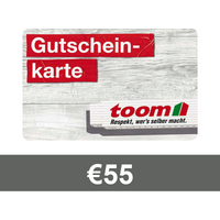 TOOM Baumarkt EUR 55 Gift Card DE