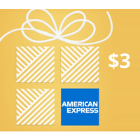 American Express $3 Gift Card US