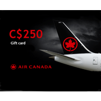 Air Canada C$ 250 Gift Card CA
