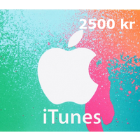 iTunes 2500 kr NO Card