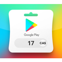 Google Play CAD 17 Gift Card CA