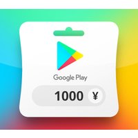 Google Play JPY 1000 Gift Card JP