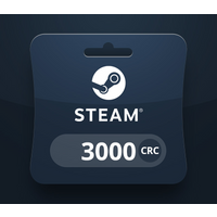 Steam Wallet CRC 3000 Gift Card CR