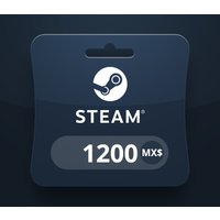 Steam Wallet MXN 1200 Gift Card MX