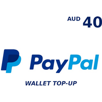PayPal Wallet AUD 40 Top Up