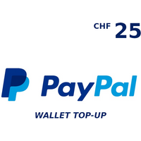 PayPal Wallet CHF 25 Top Up