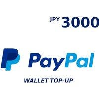 PayPal Wallet JPY 3000 Top Up