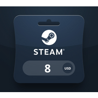 Steam Wallet USD 8 Gift Card BY