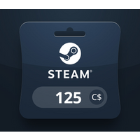 Steam Wallet CAD 125 Gift Card CA