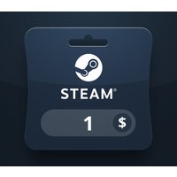 Steam Wallet USD 1 Gift Card BO