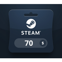 Steam Wallet USD 70 Gift Card JO