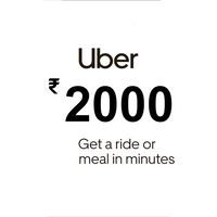 Uber INR 2000 Gift Card IN