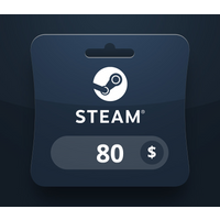 Steam Wallet USD 80 Gift Card BT