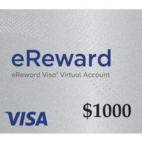 Prepaid Visa eReward USD 1000 Gift Card US