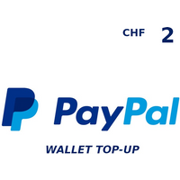 PayPal Wallet CHF 2 Top Up