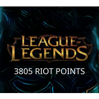 League of Legends 3805 RP Prepaid Card BR