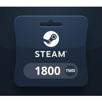 Steam Wallet TWD 1800 Gift Card TW