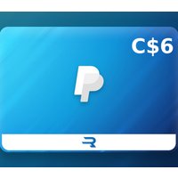 Rewarble PayPal CAD 6 Gift Card