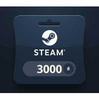 Steam Wallet UAH 3000 Gift Card UA