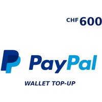 PayPal Wallet CHF 600 Top Up