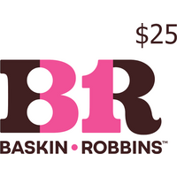 Baskin Robbins USD 25 Gift Card US