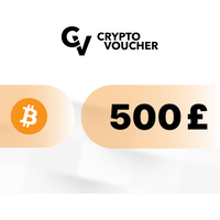 Crypto Voucher (BTC) GBP 500 Gift Card