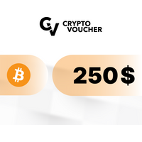 Crypto Voucher (BTC) USD 250 Gift Card