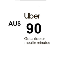 Uber AUD 90 Gift Card AU