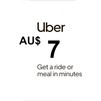 Uber AUD 7 Gift Card AU