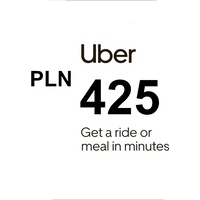 Uber PLN 425 Gift Card PL