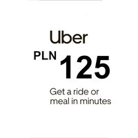 Uber PLN 125 Gift Card PL