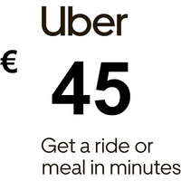 Uber EUR 45 Gift Card FR
