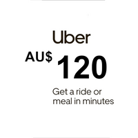 Uber AUD 120 Gift Card AU