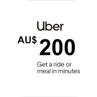 Uber AUD 200 Gift Card AU