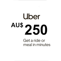 Uber AUD 250 Gift Card AU