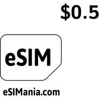 eSIMoney USD 0.5 eSIMania.com Gift Card