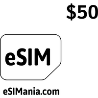 eSIMoney USD 50 eSIMania.com Gift Card