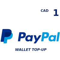 PayPal Wallet CAD 1 Top Up