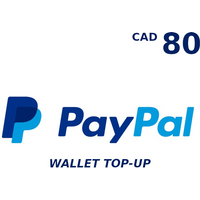 PayPal Wallet CAD 80 Top Up
