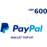 PayPal Wallet 600 GBP Top Up