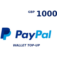 PayPal Wallet 1000 GBP Top Up