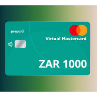 Prepaid Virtual Mastercard ZAR 1000 ZA