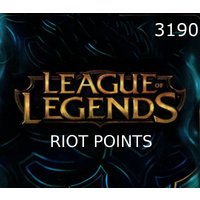 League of Legends 3190 RP Prepaid Card EU