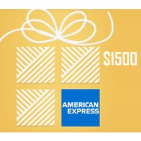 American Express USD 1500 Gift Card US