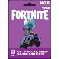 Fortnite NOK 1250 PC Epic Games Gift Card NO