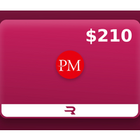 Rewarble Perfect Money USD 210 Gift Card