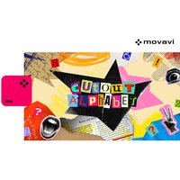 Movavi Video Editor 2025 - Cutout Alphabet Pack DLC PC Steam CD Key