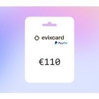 EvixCard PayPal EUR 110 Gift Card