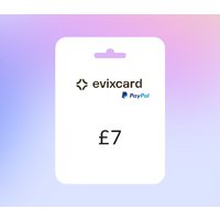 EvixCard PayPal GBP 7 Gift Card